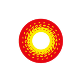 I-Contact Cosplay Halloween Contact Lenses Red Glow